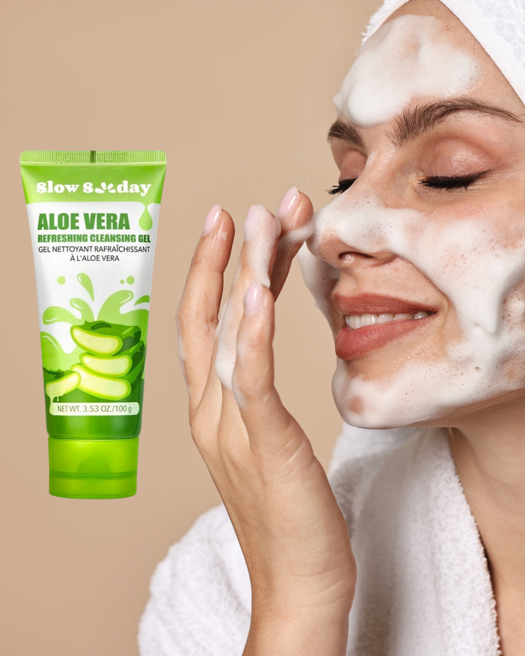 Xhel Pastrues me Aloe Vera për Lëkurë të Freskët (100g)