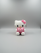 Hello Kitty Pellush 35cm – Me Zemër “Love”, Ngjyrë Rozë ose Të Kuqe