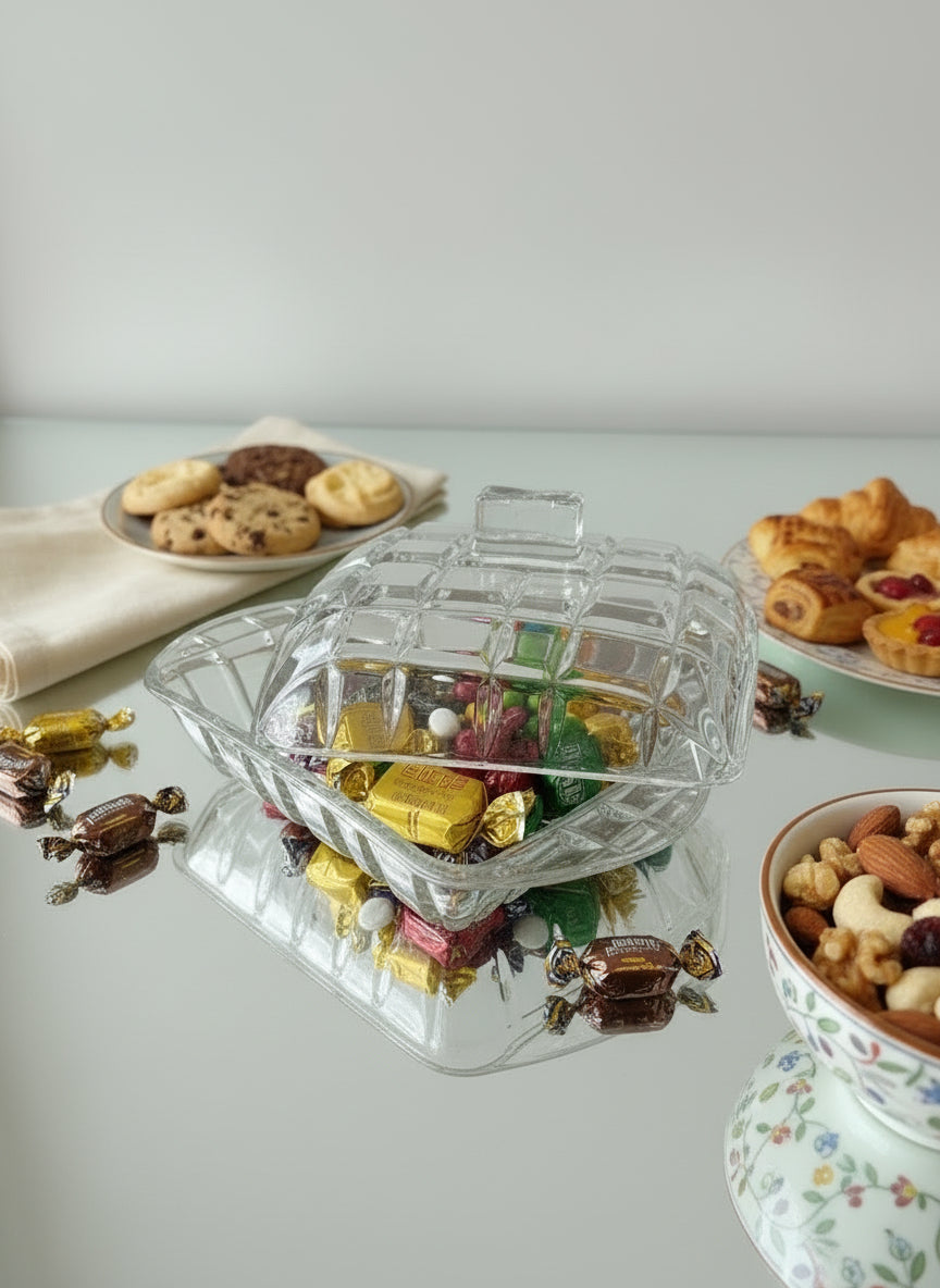 Ene Qelqi me Kapak – Kuti Elegante për Gjalpë, Djathë & Servirje