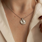 Varëse Silver 925 me Vulosje Trëndafili – Rose Wax Seal Pendant