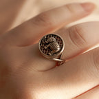 Unazë Argjendi “Elephant Emblem” – Simbol fatmirësie & stil etnik