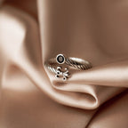 Unazë Argjendi me Dizajn Spiral & Detaj Minimal – E Rregullueshme