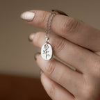 Varëse Silver 925 me Trëndafil – Rose Pendant Minimal & Elegant