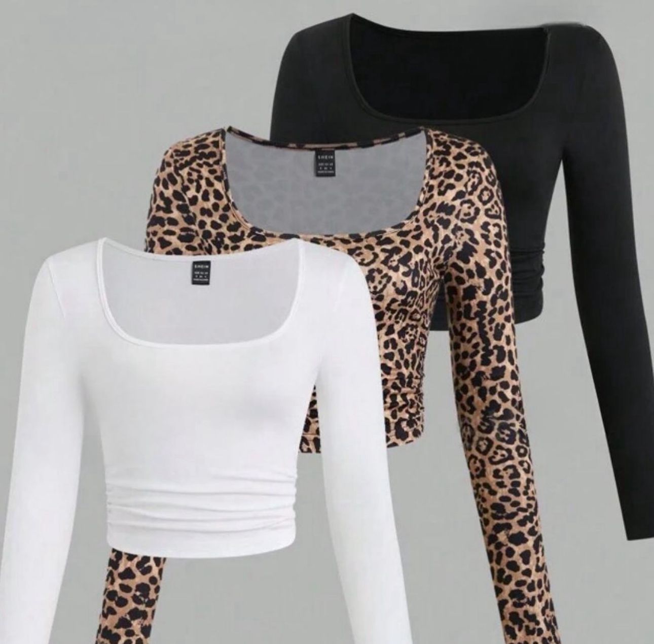 Bluzë Crop me mëngë të gjata për femra