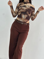 Pantallona me bel te larte – Prerje e drejte, e rehatshme & Stil Minimalist