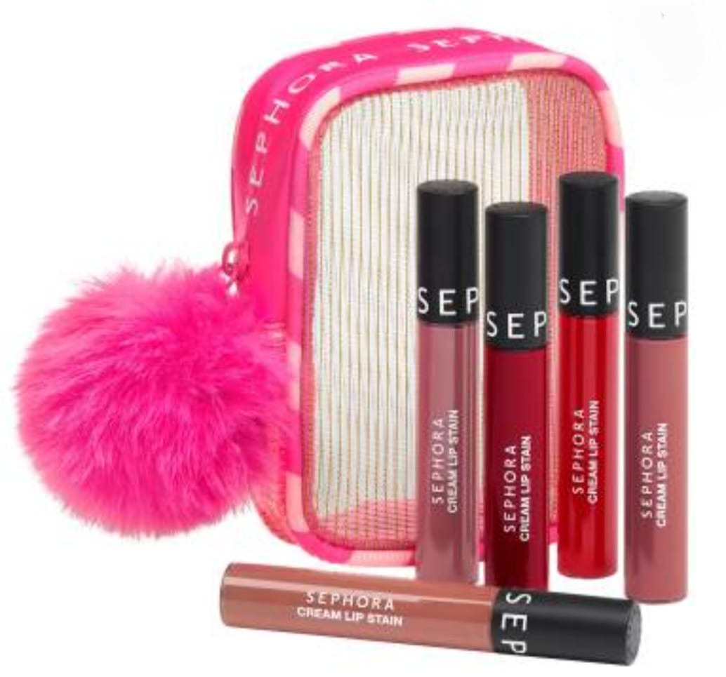 SEPHORA – Set me shkëlqyes me ngjyrë + Mini çantë kozmetike