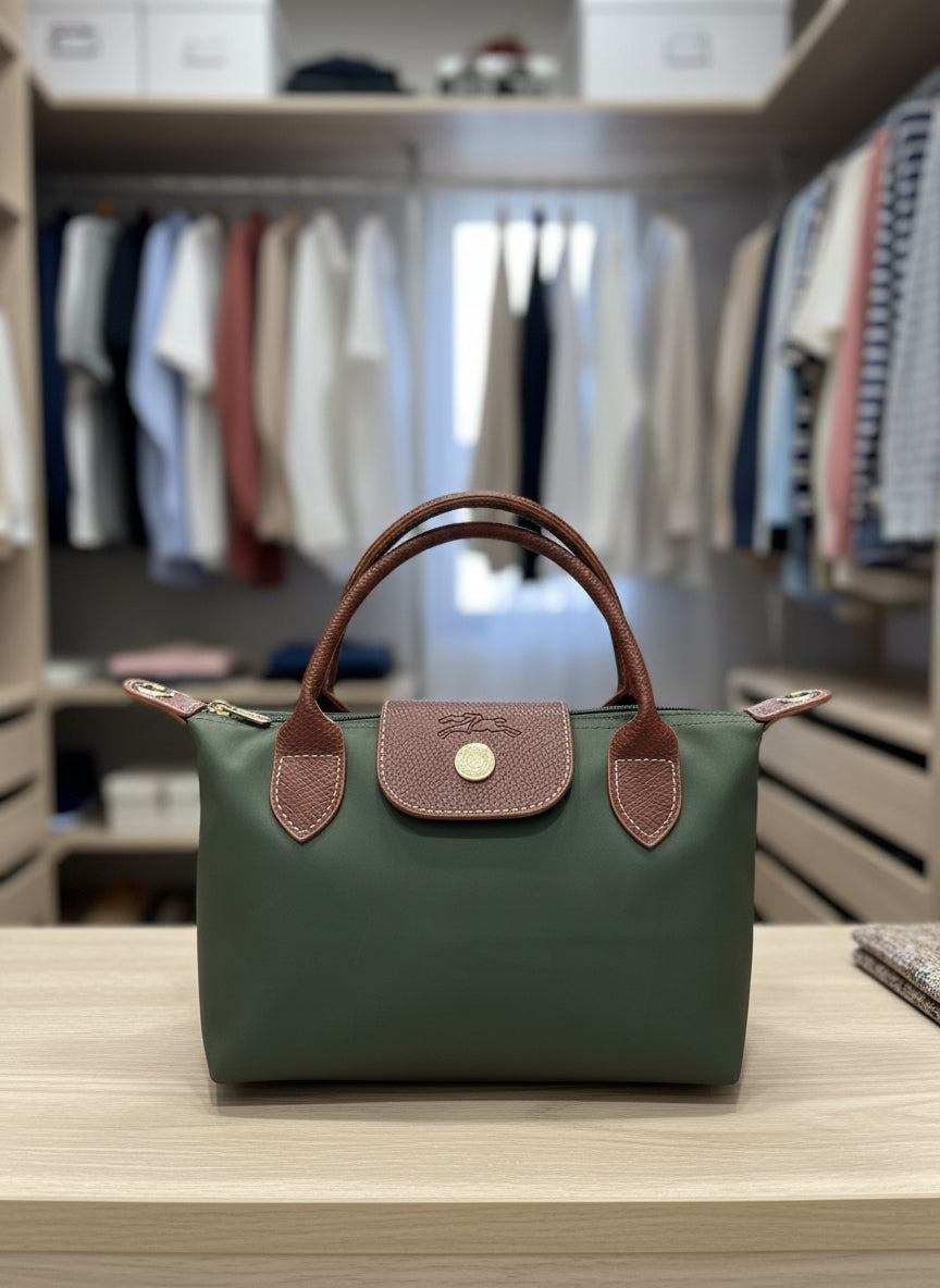 Çantë Tote e Vogël Me Mbyllje Kapëse – Model Praktik & Elegant | 3 Ngjyra