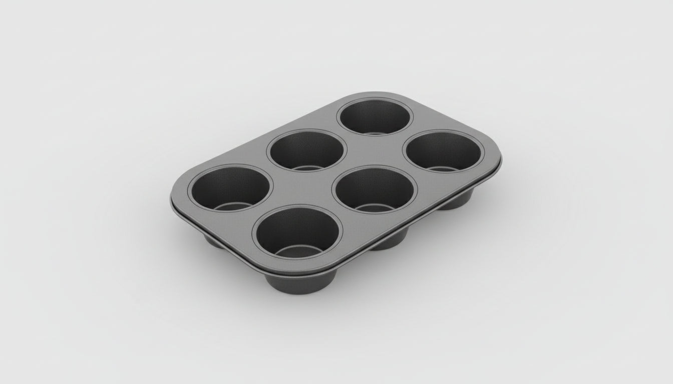 Tave Muffins 6-Vendësh – Antingjitës & Rezistent