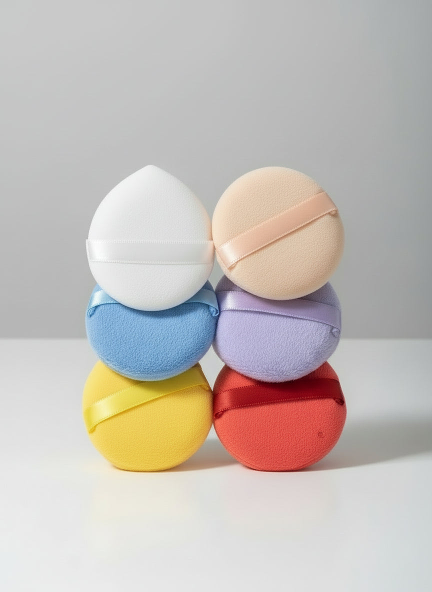 Set Pads Grimi LEMON BEAUTY 6 Copë – Për Pudër & Baking