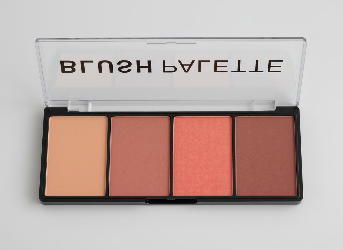 Blush Palette – 6 Nuanca Natyrale për Faqe të Ndriçuara