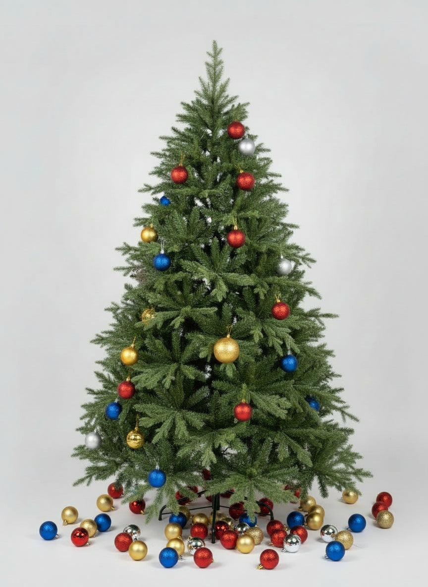 Pema e Vitit të Ri Premium Green Decor – Pema Artificiale me Degë Realiste & Pamje Festive