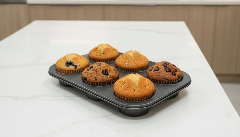 Tave Muffins 6-Vendësh – Antingjitës & Rezistent